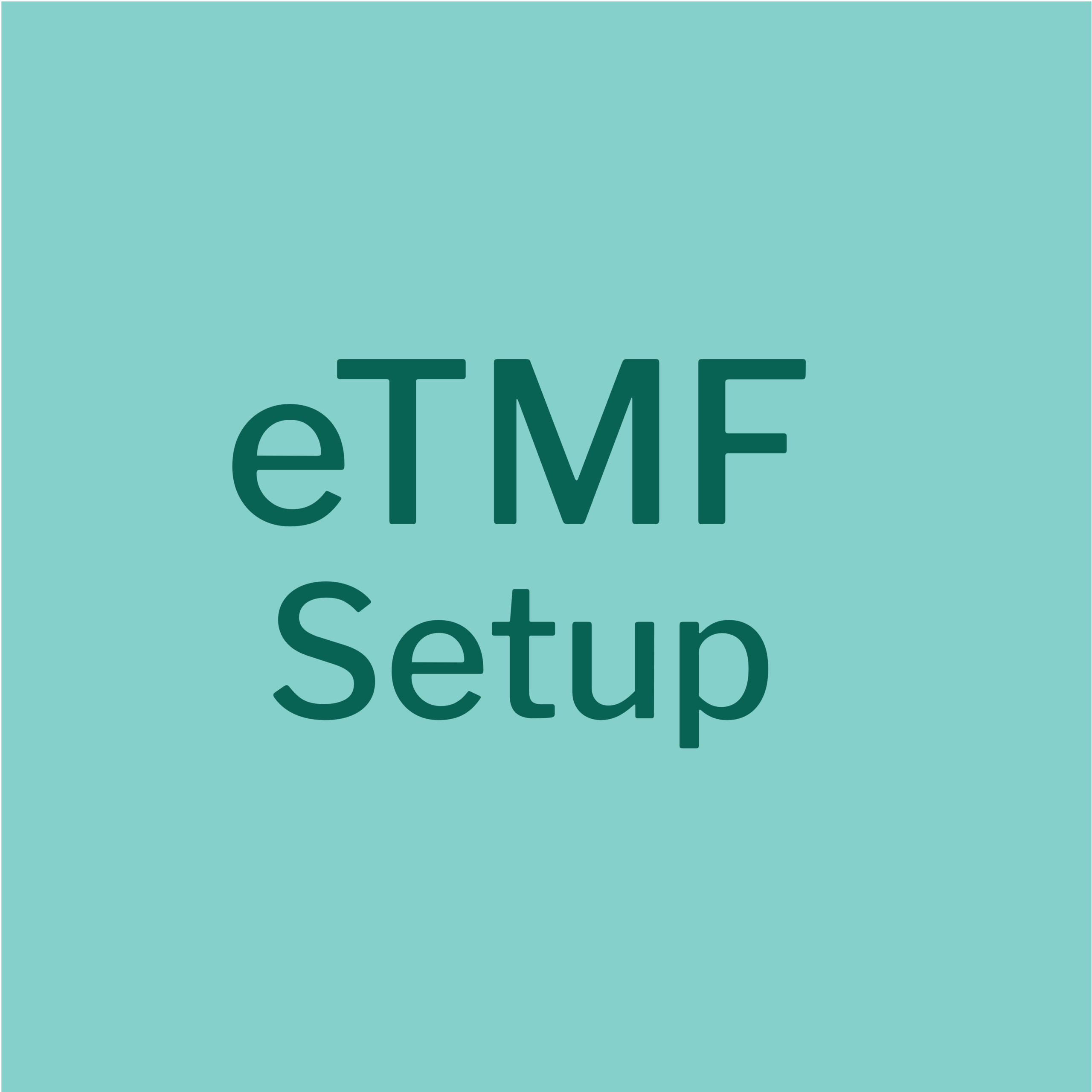 eTMF Setup